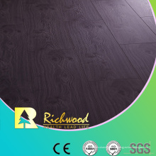 Le plancher du ménage 12.3mm E1 HDF a gravé le plancher stratifié imperméable rainuré par V de chêne